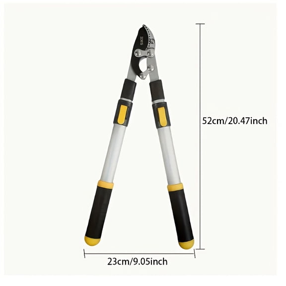 Telescopic Pruning Shears, Heavy Duty Extendable Garden Branch Cutters, Durable Trimming Tool for Fruit Trees & Horticulture Maintenance