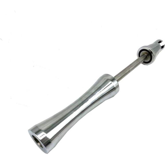 Telescopic Pull Rod 8.27"-12.6" Stainless Steel & Chrome Slide Hammer Dent Puller with Notched Tip for Auto Body Repair, Compact Storage