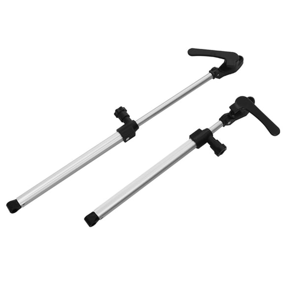 Telescopic RV Window Support Rod Pair for Motorhomes and Trailers, Aluminum Alloy Construction, Adjustable Length 310-435mm, Handle Lock Feature