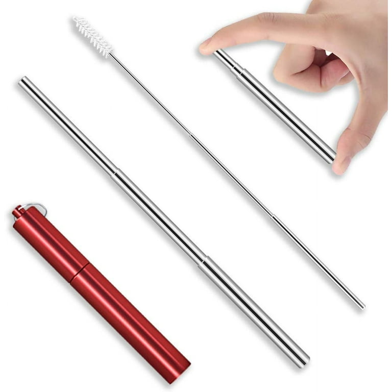 Eco Friendly Colored Reusable Aluminum Metal Drinking Straw