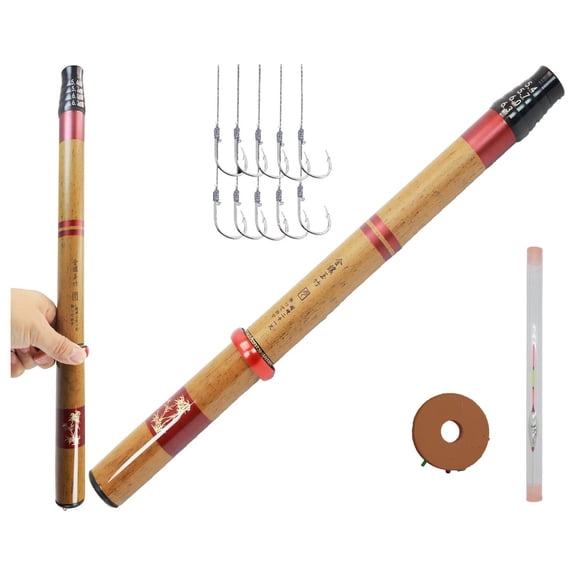 Telescopic Rod Kit Tenkara Fishing Rod Kit 20FT-Zoom Stream 4 Lengths Collapsible Fly Rods Backpacking Fishing Pole Quality Carbon Tube Creek Rods