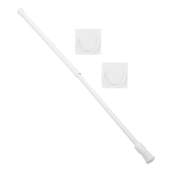 Telescopic Rod Shelving Brackets Telescoping Curtain Retractable Clothesline Shower Extendable Multi- Function Closet