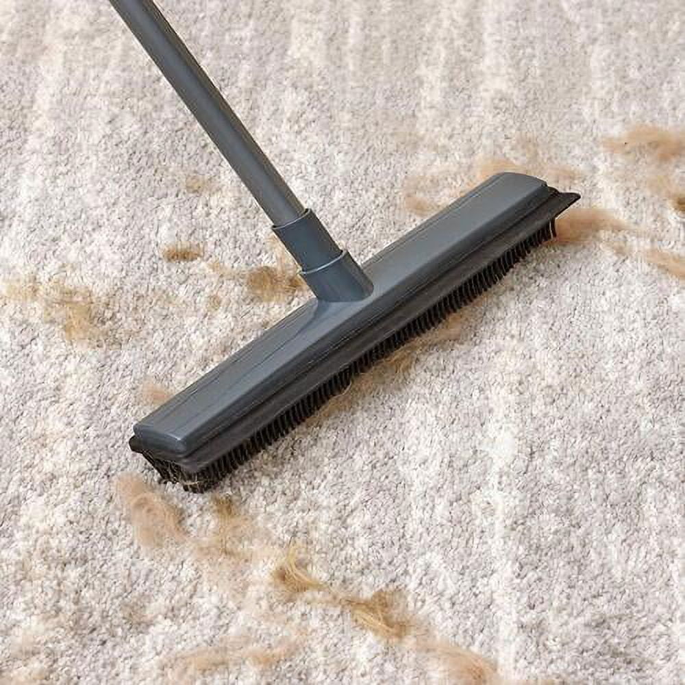 Telescopic Rubber Broom with Squeegee
