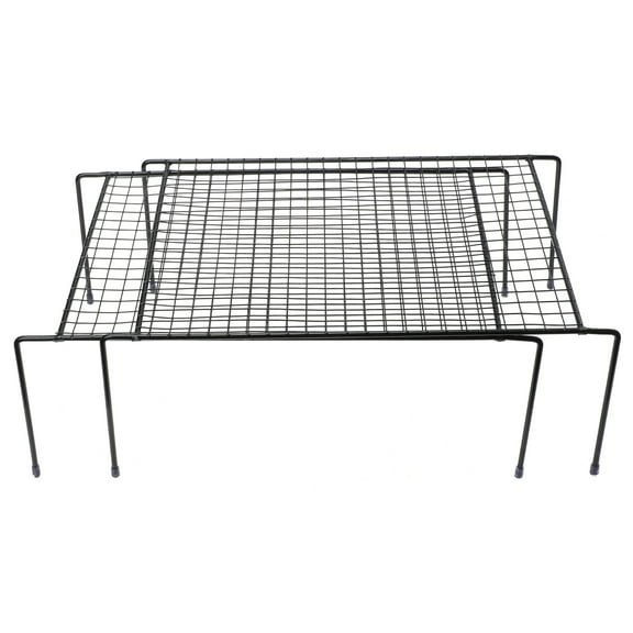 Telescopic Shelf Draw Dividers Organizer Kitchen Sink Rack Black