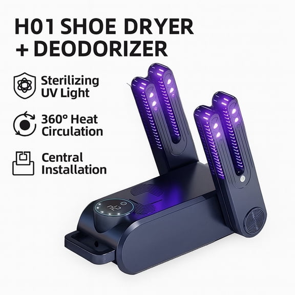 Telescopic Shoe Dryer Boots Drying Rack Portable with Wet Dry Function Quick Air Circulation Shoe Drying Machine US Plug
