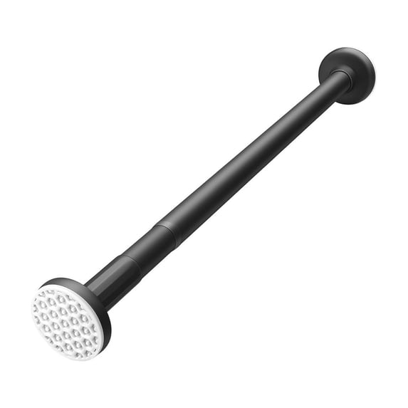Telescopic Shower Curtain Rod, Adjustable Stainless Steel, 35-50cm (13.78x19.69 inches), No-Drill Design for Bathrooms
