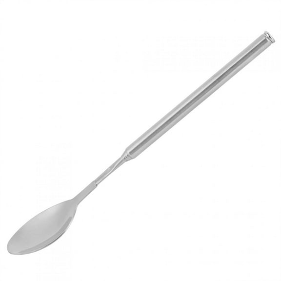 Telescopic Spoon, 62cm Long Handle Stainless Steel Cooking Spoons Extendable Spoon Stirring Spoon Stretchable for Barbecue Tableware Supplies