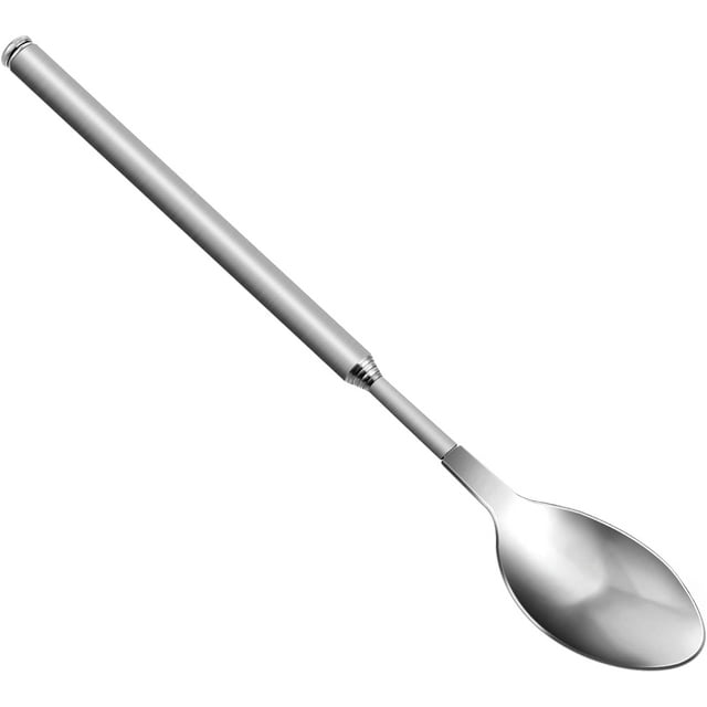 Telescopic Spoon Retractable Spoon Extending Spoon 2063cm/ 824.8in, Stainless Steel Telescopic