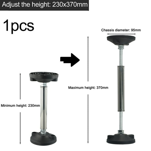 Telescopic Support Rod Cabinet Adjustable 300kg Weight Capacity Sink Support 23-37cm
