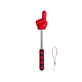 Telescopic Teacher Pointer Stick, Retractable Finger Pointing Stick, Stainless Steel Teaching Pointer with Soft Tip for Whiteboard Classroom Home School Presentation