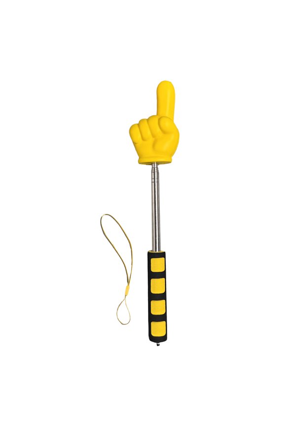 Telescopic Teacher's Pointer 13.8in Classroom Pointer Stick Demonstration Pointer with Soft Handle,Finger Shaped Pointer, Student Focused on The Teacher's Lecture