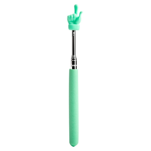 Telescopic Teachers Pointer Retractable Handheld Finger Stick for Classroom Whiteboard Presentations Extends to 21.7 Inches