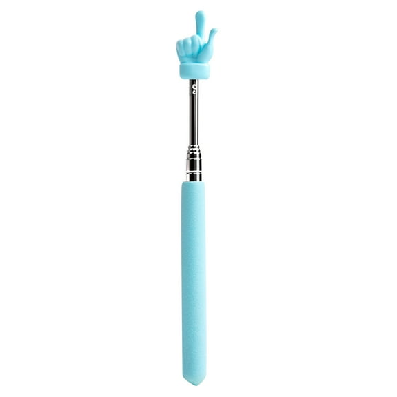 Telescopic Teachers Pointer Retractable Handheld Finger Stick for Classroom Whiteboard Presentations Extends to 21.7 Inches