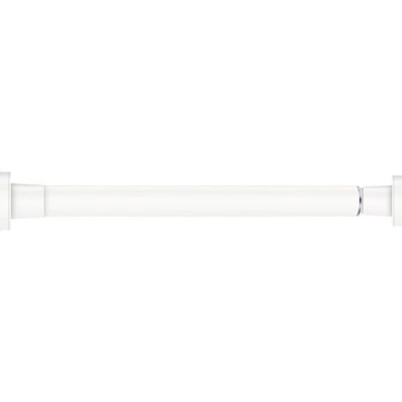 Telescopic Tension Curtain Rod No Drill Shower Curtain Pole for Bathroom Space Saving Clothes Drying Heavy Duty Adjustable Rustic Metal