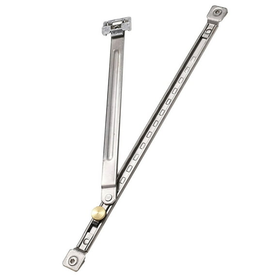 YOSADIER Plated Silver Sliding Window Stop Rod Adjustable Security Bar for Wind Support and Safety