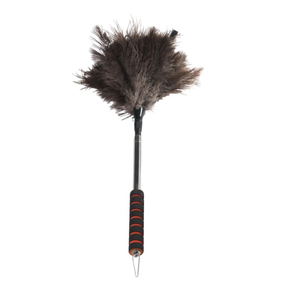 Telescoping AntiStatic Natural Feathered Dusters Adjustable Handle Dusting Tool For Home Car Multiple Surfaces Use