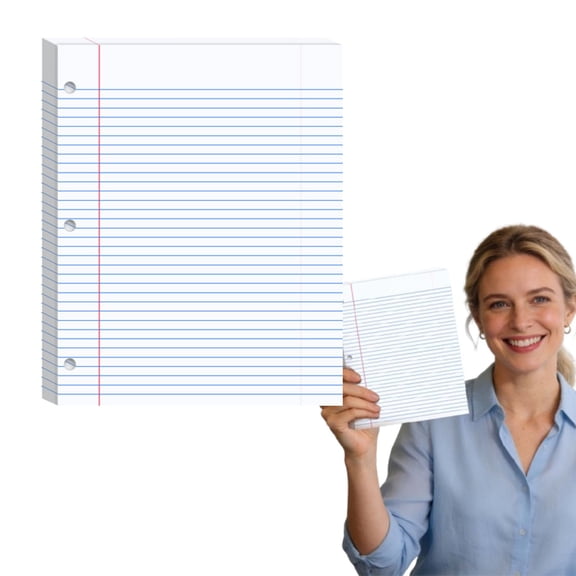 Telescoping Binder Notebook with 3 Ring, Refillable Letter Size Organizer with 200 Lined Sheets, Detachable System for Customizable Note Taking, White