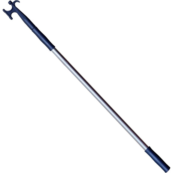 Telescoping Boat Hook,Anodized Aluminum Pole with Threaded End,Adjustable 116-206cm/3.8 ft-6.8 ft for Docking&Retrieving,Floating Boat Accessories