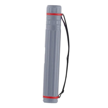 Telescoping Document Poster Tube with A Carry Strap Transit Tube for Scroll Gray