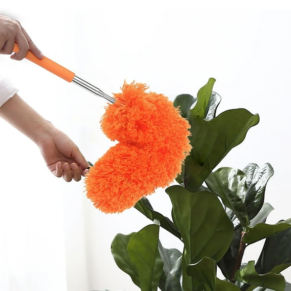 Telescoping Feather Duster | Extendable Cleaning Tool with Adjustable Length | Non-Slip Handle | 360° Dusting Head for Furniture & Household Use | Durable Fibers | Includes 1 Duster