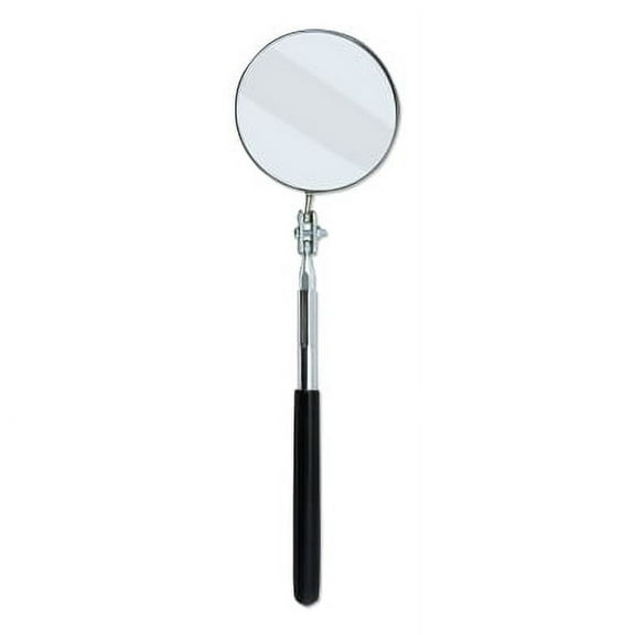 Telescoping Inspection Mirror, Round, 3-1/4 In Dia, 11 In L To 15 In L | Bundle of 5 Each