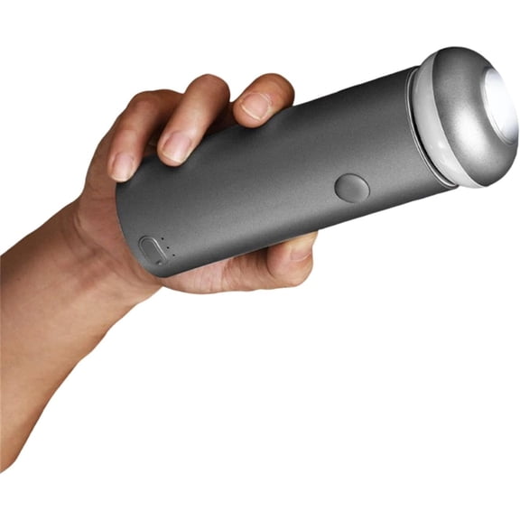 Telescoping LED Flashlight, Ergonomic Grip Flashlight, Adjustable Zoom Flashlight, Portable Camping Light for Hiking Emergencies（Gray）