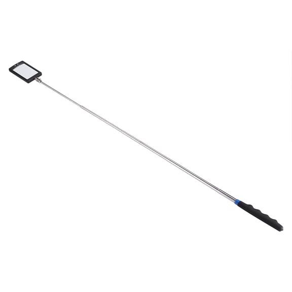 Telescoping LED Lighted Inspection Mirror - 360 Degree Swivel Flexible Extendable Tool for Mechanics, Inspectors, and Machinists