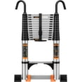 thumbnail image 1 of Telescoping Ladder Aluminum Ladder with stabilizer  Lightweight Multi-Purpose Extension Ladder Heavy Duty  Capacity  for RV or Outdoor FT), 1 of 3