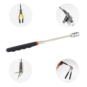 Telescoping Magnet Light,Stainless Steel Magnet Stick,magnetic telescopic tool,Magnetic Telescoping Picking Tool with LED Flash Light,Telescopic Magnetic Pickup Tool, Retriever Wand
