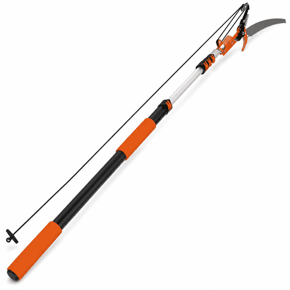 Telescoping Manual Tree Pruner, 5-20ft Adjustable Reach, Yard Garden Use