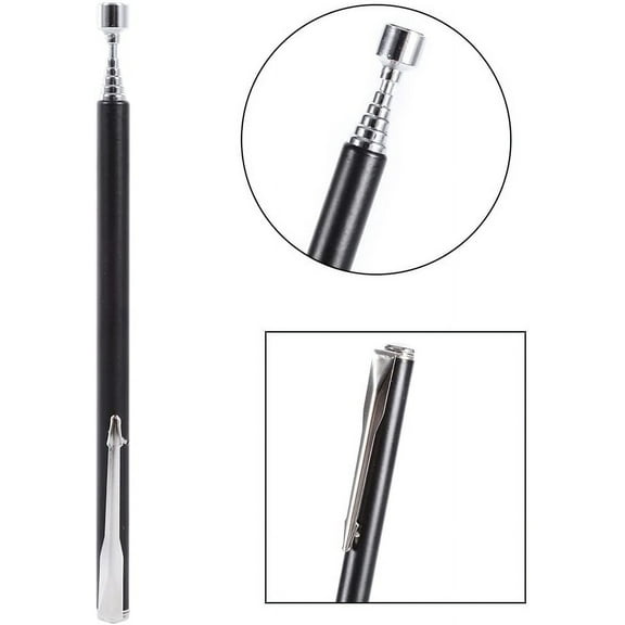 Telescoping Pocket Magnetic 3 1/2 Lb Pick Up Tool Extends to 25 Inches
