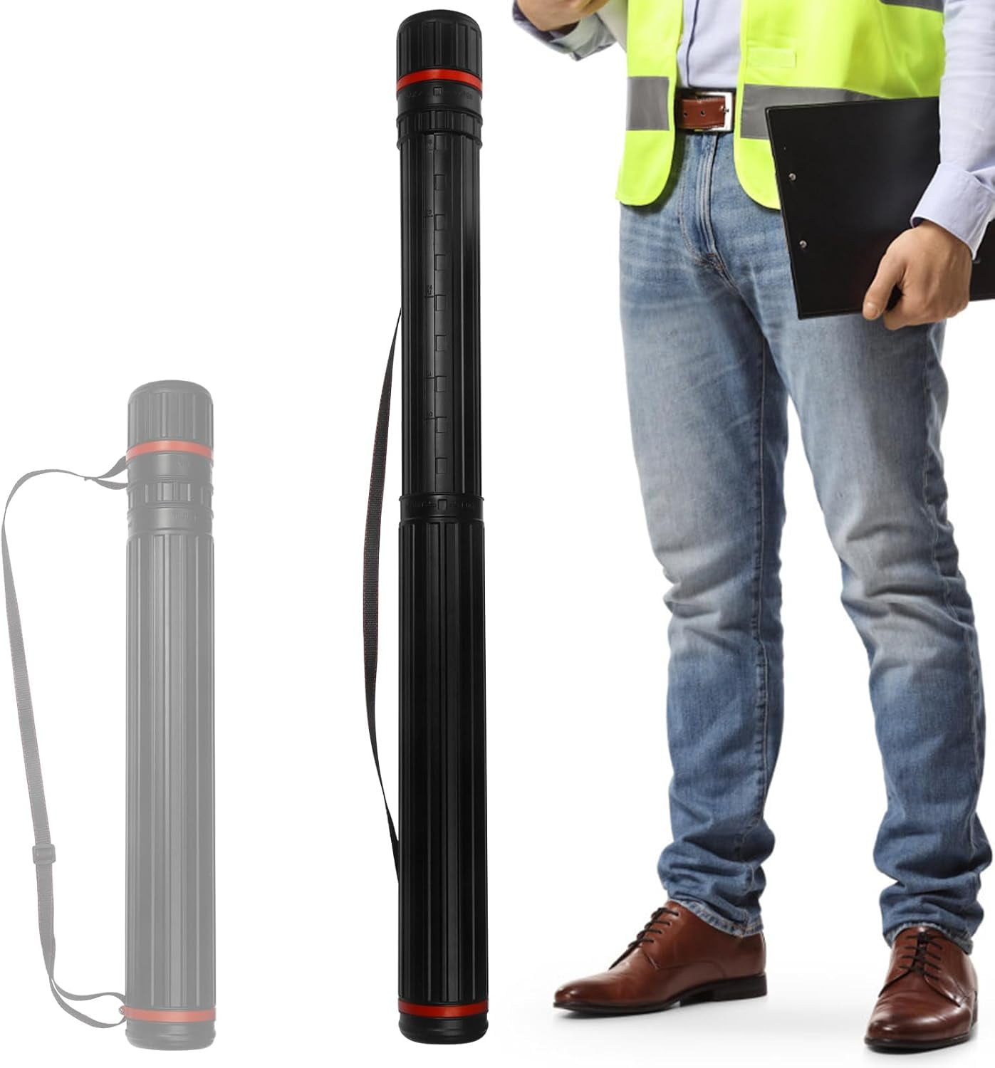 Telescoping Poster Tube Extendable - Water-proof & Lightproof Storage ...