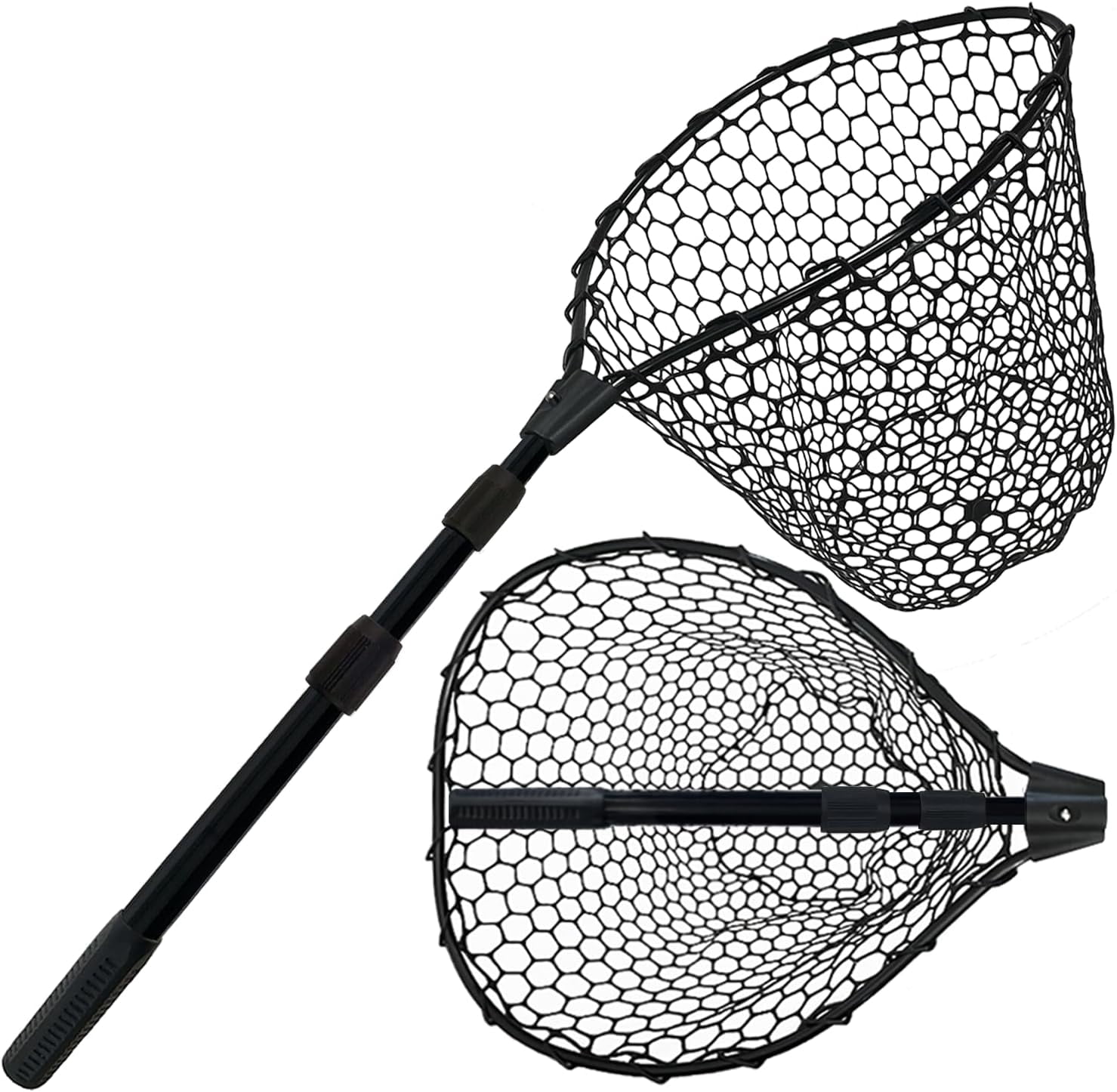 Telescoping Rubber Fishing Net with Handle 64