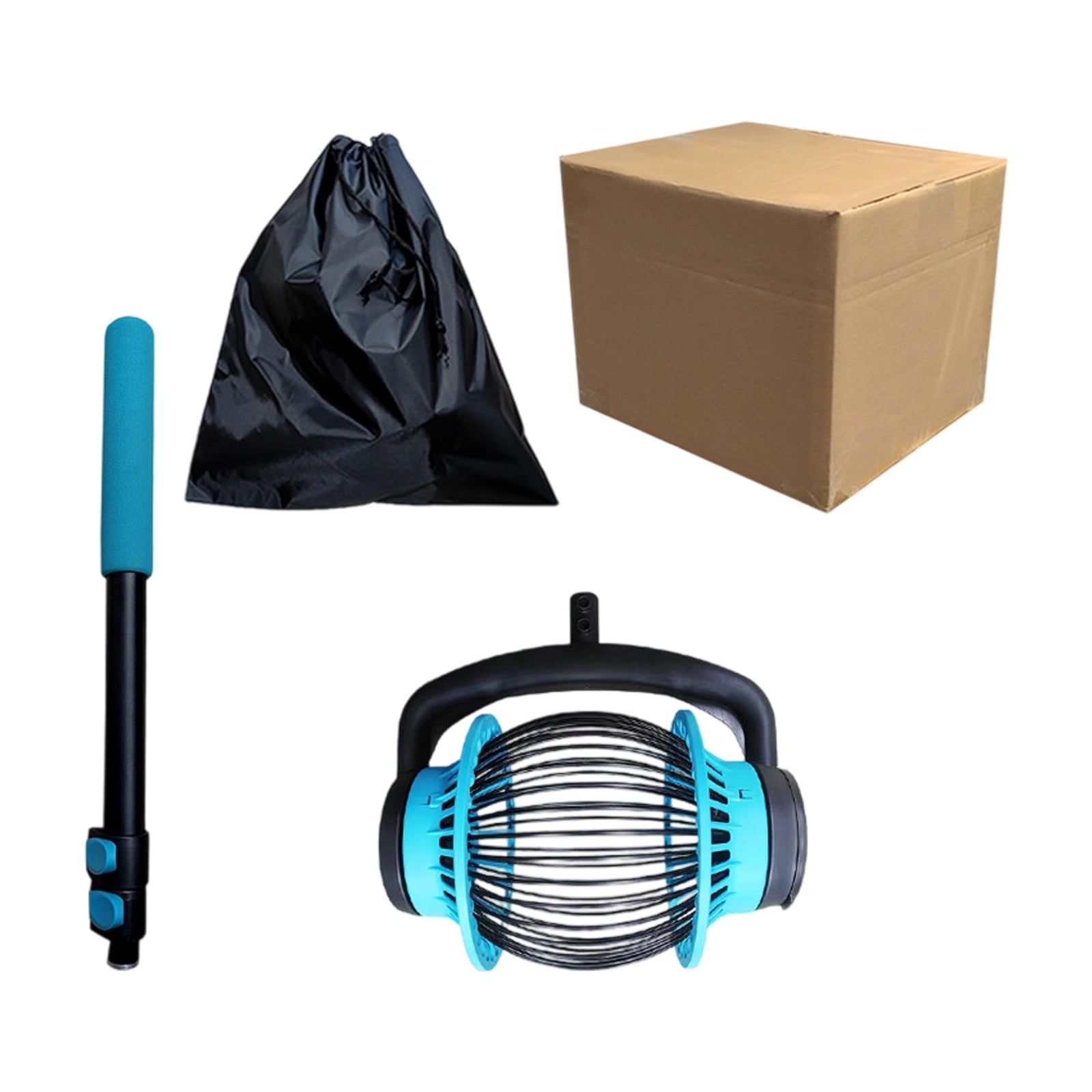 Rust Picker Telescoping Rust-Proof Fruit Picker Tool With Expandable Net Basket For ...