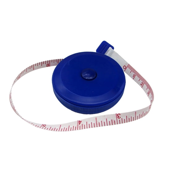 Telescoping Tape Measure, Height Measurement Ruler, for Fabric Sewing Tailor Cloth Knitting, Craft Weight Loss, 59in, Blue