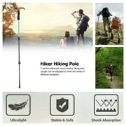 Telescoping Trekking Poles Adjustable Hiking Poles Anti Shock Walking Stick Carbon Fiber Hiking Sticks for Women and Men Hiking Mountaineering