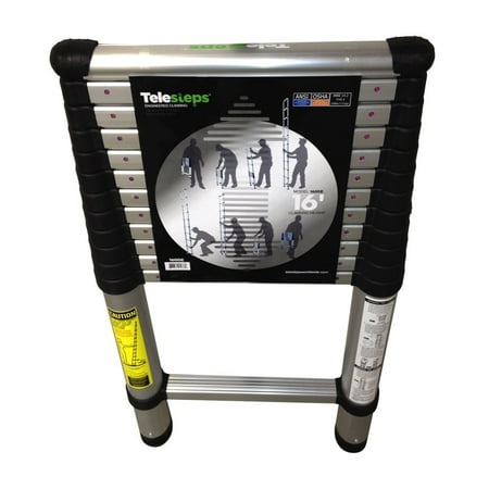 Telesteps 12.5ft Telescoping Extension Ladder – 16ft Reach, 250lb (1600E)