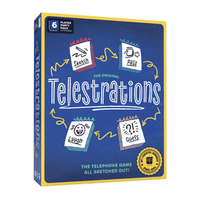 Telestrations 6 Player 2nd Edition Board Game, Award Winning, Hilarious and Unpredictable Party Game