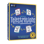 Telestrations 6 Player 2nd Edition Board Game, Award Winning, Hilarious and Unpredictable Party Game