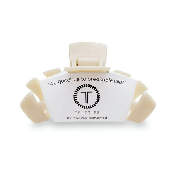 Teleties Large Hair Clip - Almond Beige Hair Clip 4.5incheslong