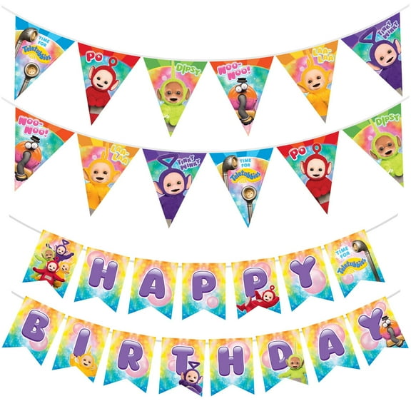 Teletubbies Banner & Pennants Kit - Teletubbies Party Decorations