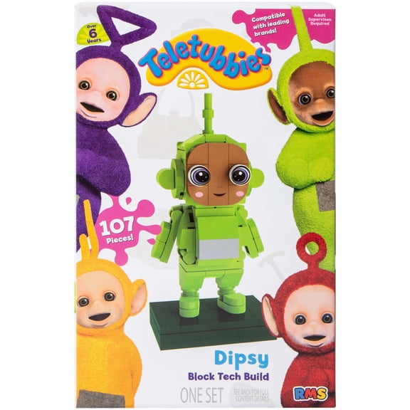 Teletubbies Block Tech Build Dipsy Construction Set (107 Pieces)