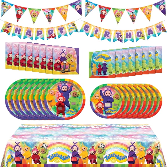 Teletubbies Party Decorations Complete Set for 24 Guests