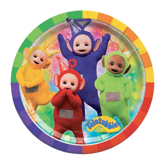 Teletubbies Plates 9in 24 Count - Teletubbies Party Decorations