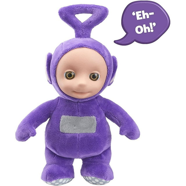 Teletubbies Talking Tinky Winky Purple Plush 11" Doll Giggles Teletubby Toy Mighty Mojo