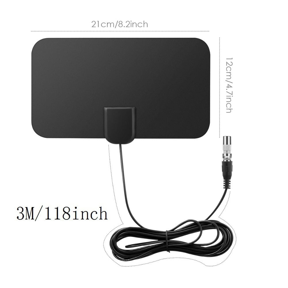 Television Antenna Mini Box HDTV Antenna Indoor HD Digital Antenna Signal Intensifier