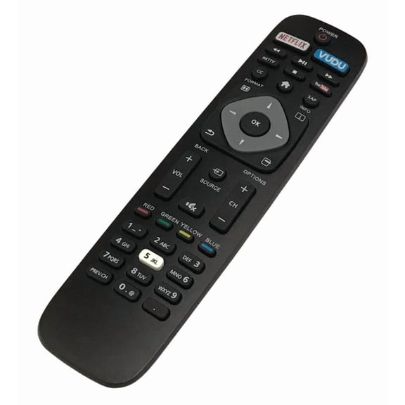 Television TV Remote Control Compatible With Philips Model Numbers 50PFL5601, 50PFL5601/F7B, 50PFL5602, 50PFL5602/F7
