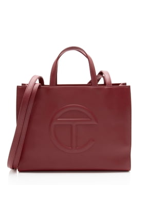 Pre-Owned Telfar Faux Leather Medium Shopping Tote