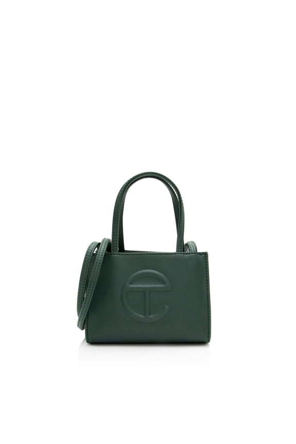 Pre-Owned Telfar Faux Leather Small Shopping Tote