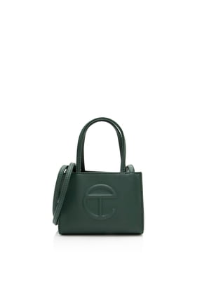 Pre-Owned Telfar Faux Leather Small Shopping Tote